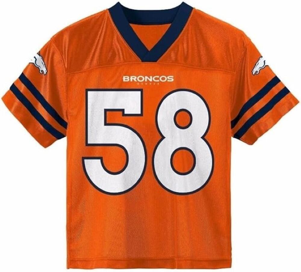 Outerstuff Von Miller Denver Broncos Orange Youth NFL Jersey- XL 18/20